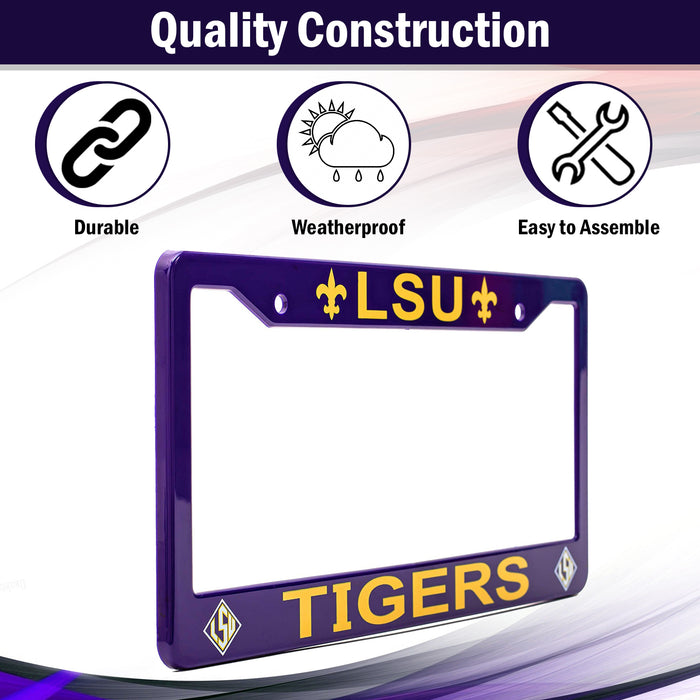 LSU Tigers License Plate Frame Cover