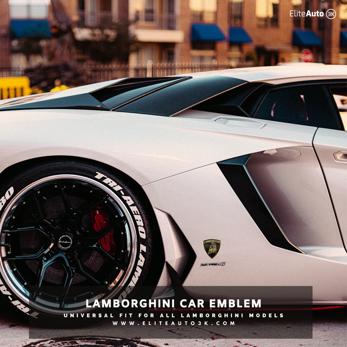 Lamborghini Car Emblem – Lambo Badge & Decal Sticker