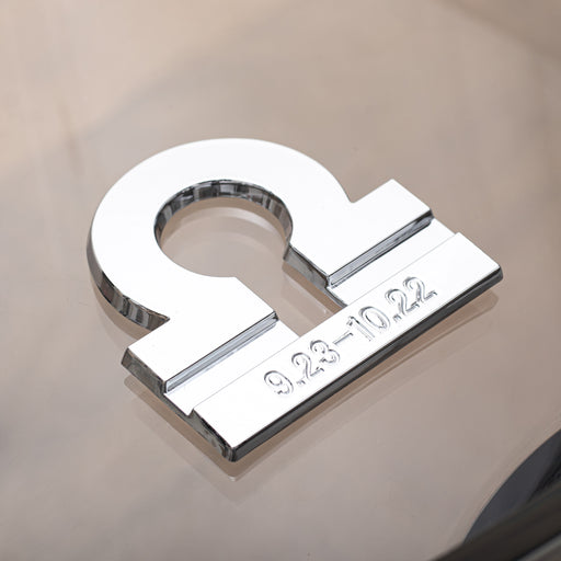 Libra 3D Chrome Zodiac Auto Emblem & Decal
