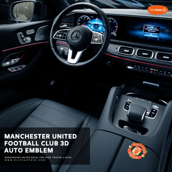 Man U Manchester United Car Emblem Badge & Decal