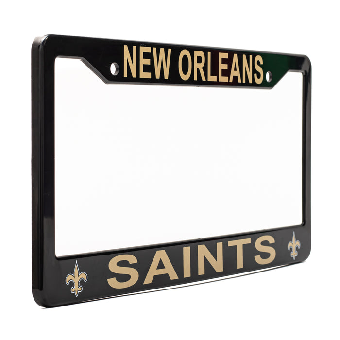 New Orleans Saints License Plate Frame Cover