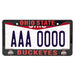 Ohio State Buckeyes Black License Plate Frame Cover
