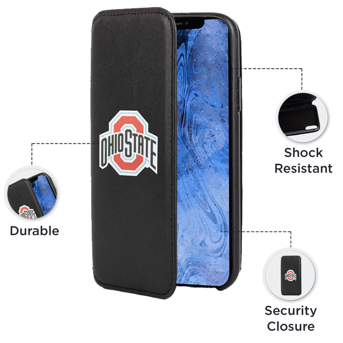 Ohio State Buckeyes iPhone X Xs Wallet Case and Card Holder