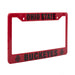 Ohio State Buckeyes Red And Black License Plate Frame Cover