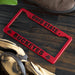 Ohio State Buckeyes Red And Black License Plate Frame Cover