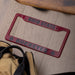 Ohio State Buckeyes Red And Black License Plate Frame Cover