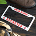 Ohio State Buckeyes White License Plate Frame Cover
