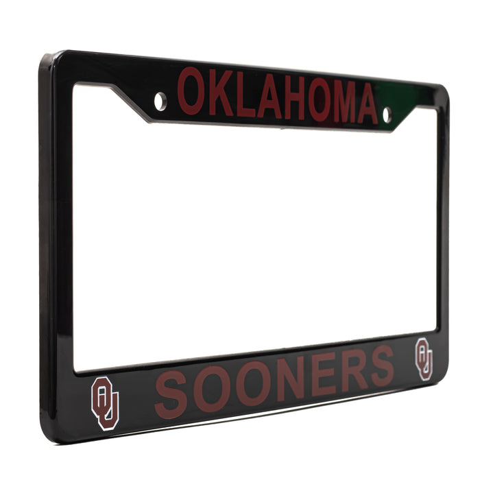Oklahoma Sooners License Plate Frame Cover