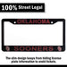 Oklahoma Sooners License Plate Frame Cover