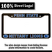 Penn State Nittany Lions Black License Plate Frame Cover