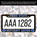 Penn State Nittany Lions Black License Plate Frame Cover