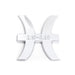 Pisces 3D Chrome Zodiac Auto Emblem & Decal