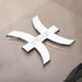 Pisces 3D Chrome Zodiac Auto Emblem & Decal