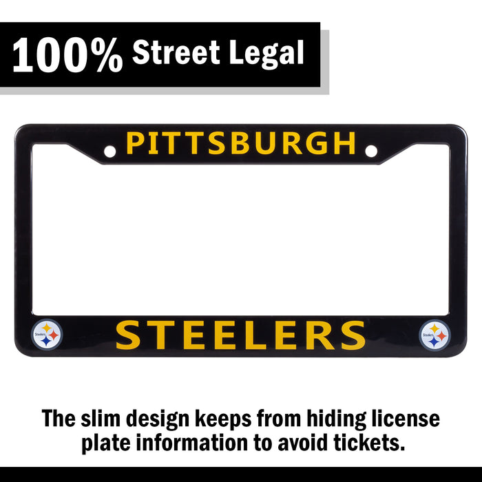 Pittsburgh Steelers License Plate Frame Cover