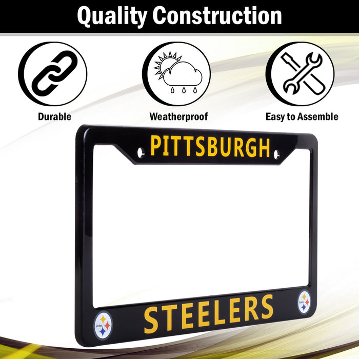 Pittsburgh Steelers License Plate Frame Cover