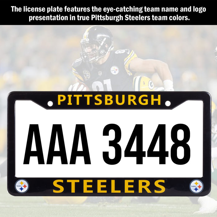 Pittsburgh Steelers License Plate Frame Cover | ads