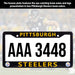 Pittsburgh Steelers License Plate Frame Cover | ads
