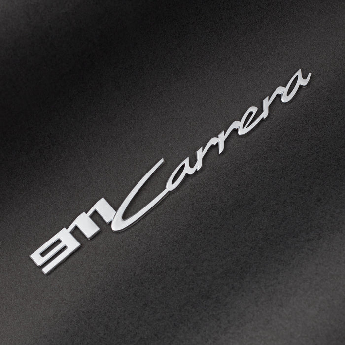 Porsche 911 Carrera Chrome Rear Emblem Badge