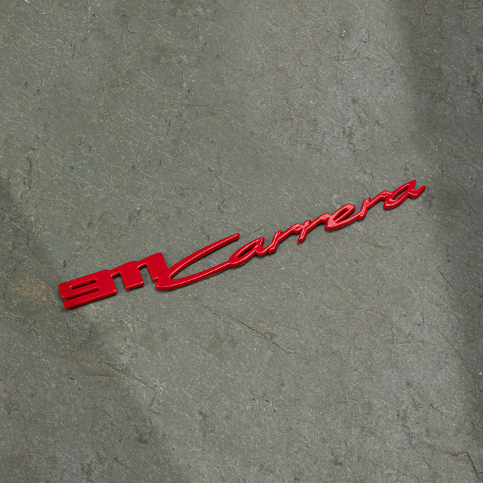 Porsche 911 Carrera Red Rear Trunk Emblem Badge