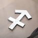 Sagittarius 3D Chrome Zodiac Auto Emblem & Decal