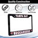 Tampa Bay Buccaneers Black-White License Plate Frame Cover