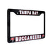 Tampa Bay Buccaneers Black-White License Plate Frame Cover