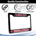 Tampa Bay Buccaneers Black-Red License Plate Frame Cover