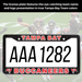 Tampa Bay Buccaneers Black-Red License Plate Frame Cover