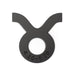Taurus 3D Matte Black Zodiac Auto Emblem