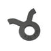 Taurus 3D Matte Black Zodiac Auto Emblem