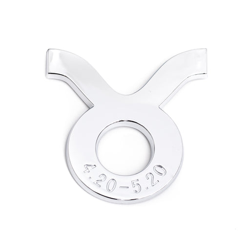 Taurus 3D Chrome Zodiac Auto Emblem & Decal