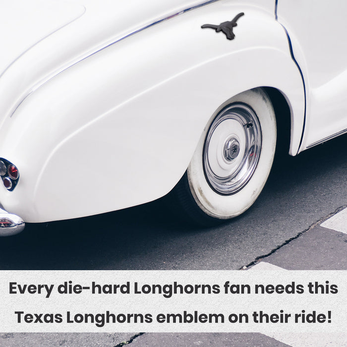 Texas Longhorns 3D Black Auto Emblem & Decal