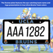 UCLA Bruins Black License Plate Frame Cover