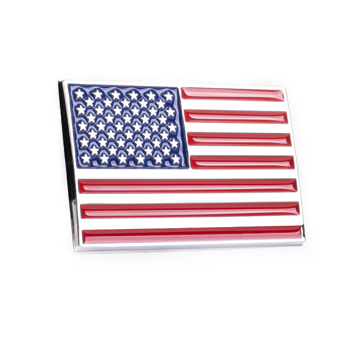 United States American Flag 3D Chrome Auto Emblem – EliteAuto3K