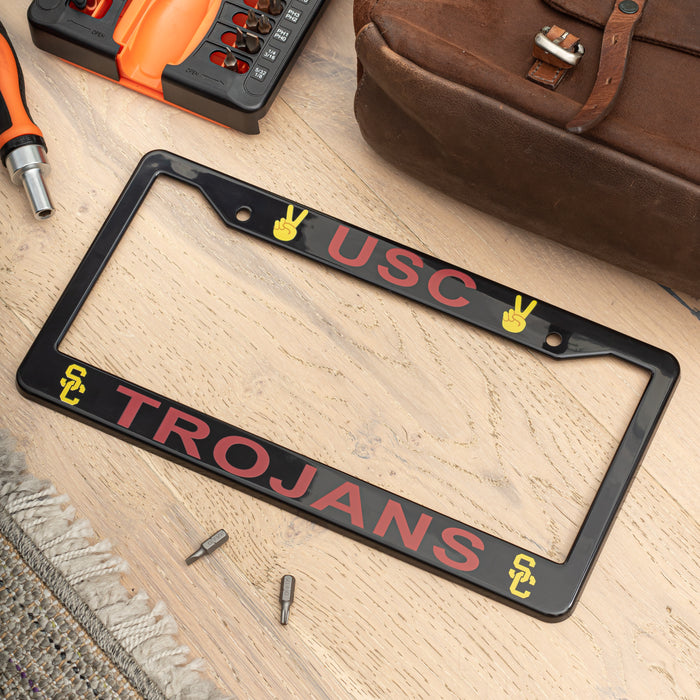 USC Trojans License Plate Frame Cover - EliteAuto3K