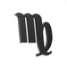 Virgo 3D Matte Black Zodiac Auto Emblem