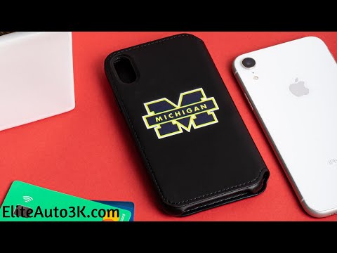 Michigan Wolverines iPhone X Xs Wallet Phone Case And Card Holder